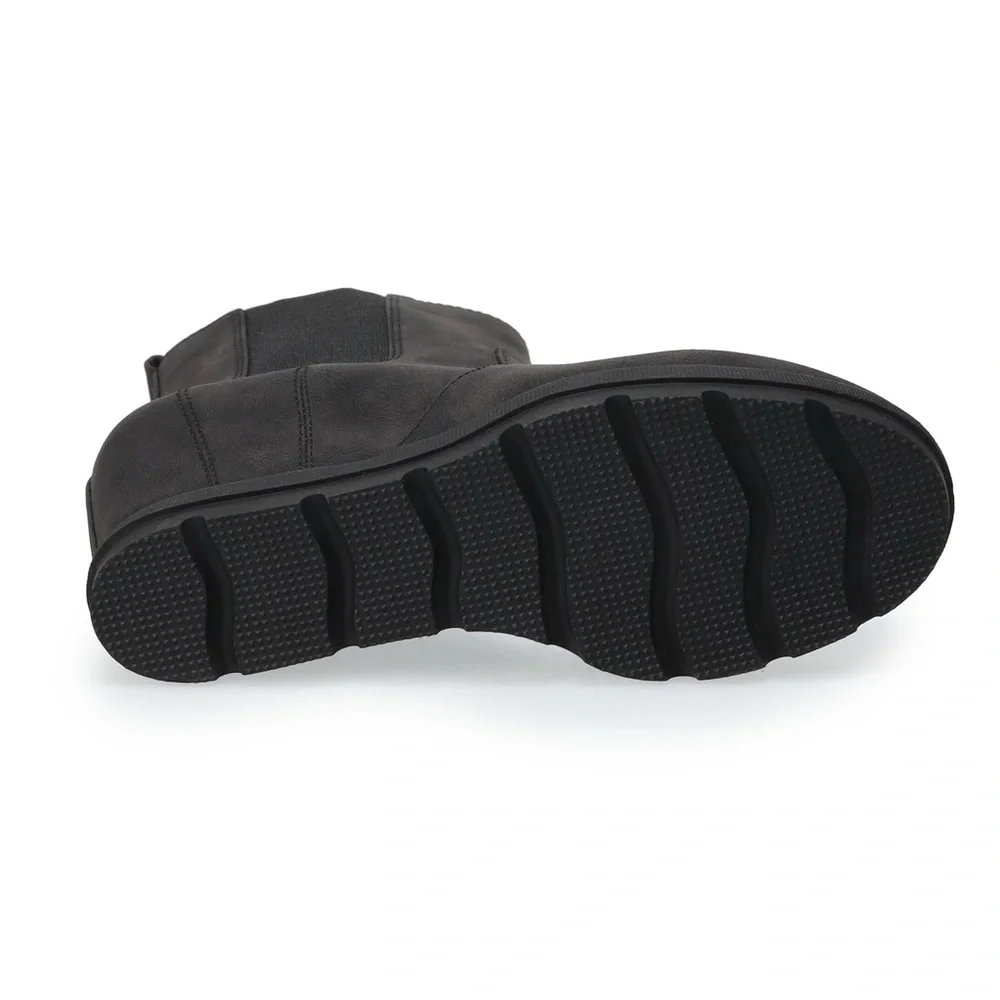 Sonoma Goods For Life Mayfly Hidden Wedge Ankle Boots – Black, Size 8.5 (NIB) - Picture 4 of 8